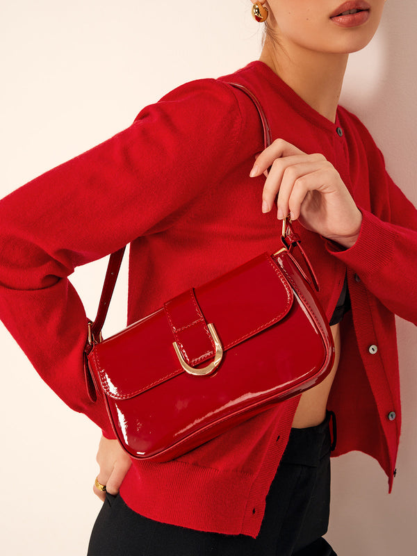 Bolsa Crisna - Estrutura Elegante com Acabamento Brilhante