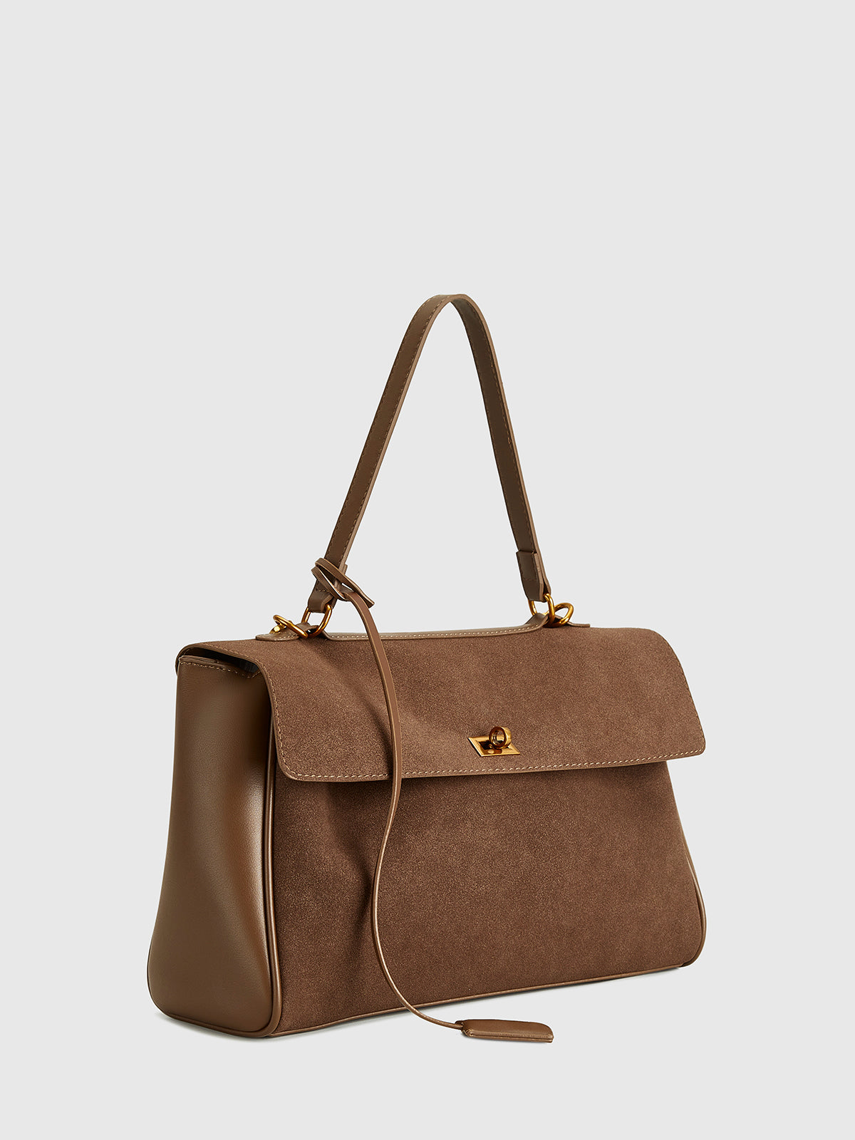 Bolsa Verona - Estrutura Sofisticada em Acabamento Suede