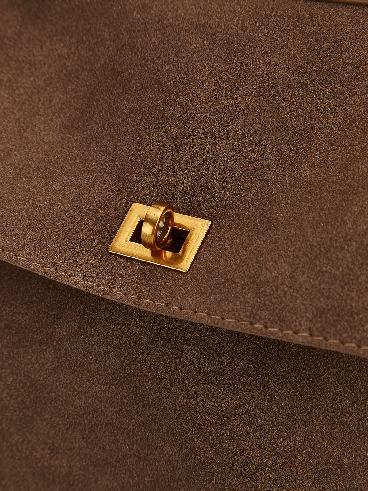 Bolsa Verona - Estrutura Sofisticada em Acabamento Suede