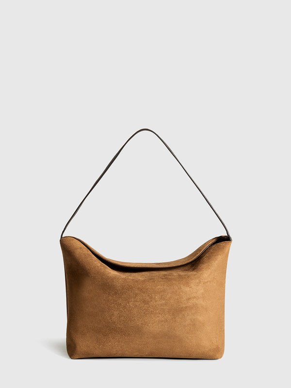 Bolsa Pillow - Couro com Fecho em Zíper