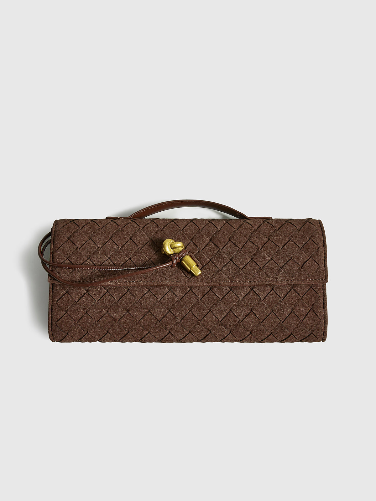 Bolsa Clozy - Suede com Fecho Dourado