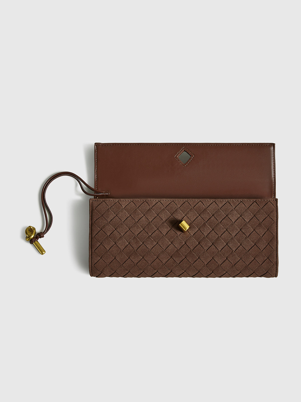 Bolsa Clozy - Suede com Fecho Dourado