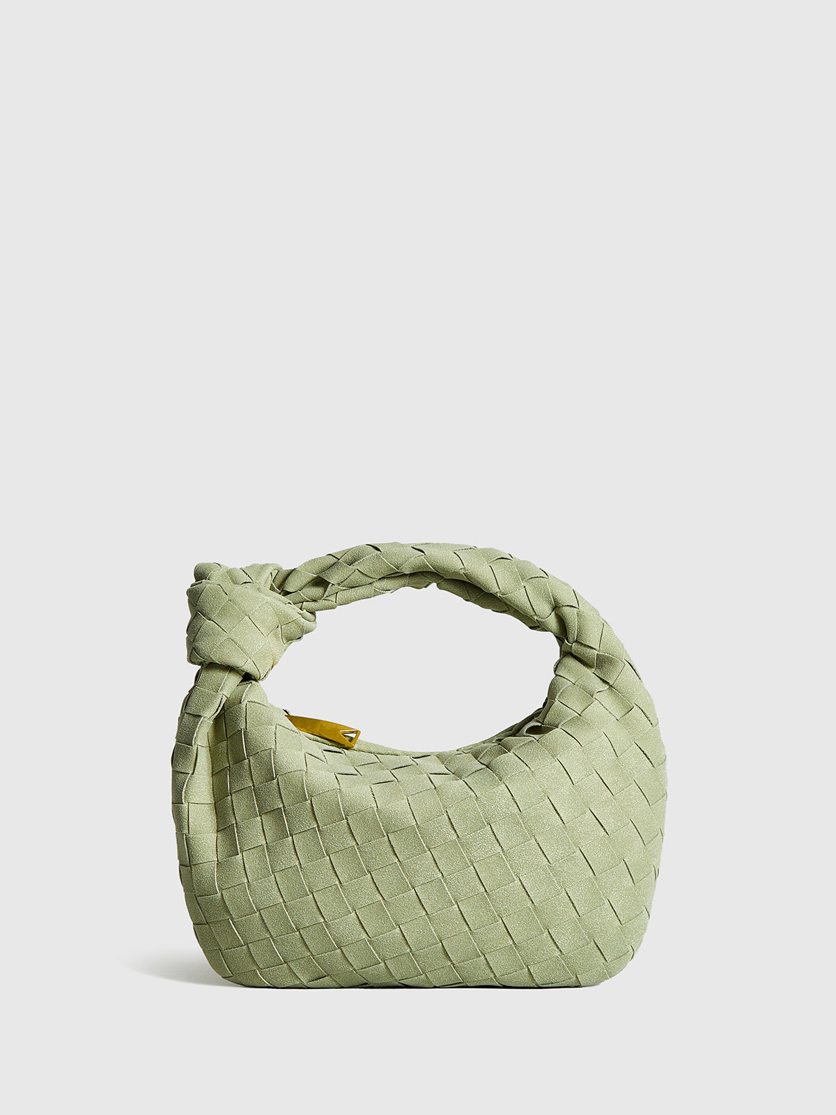 Bolsa Loop Trançada - Alça Esculpida e Textura Acolchoada
