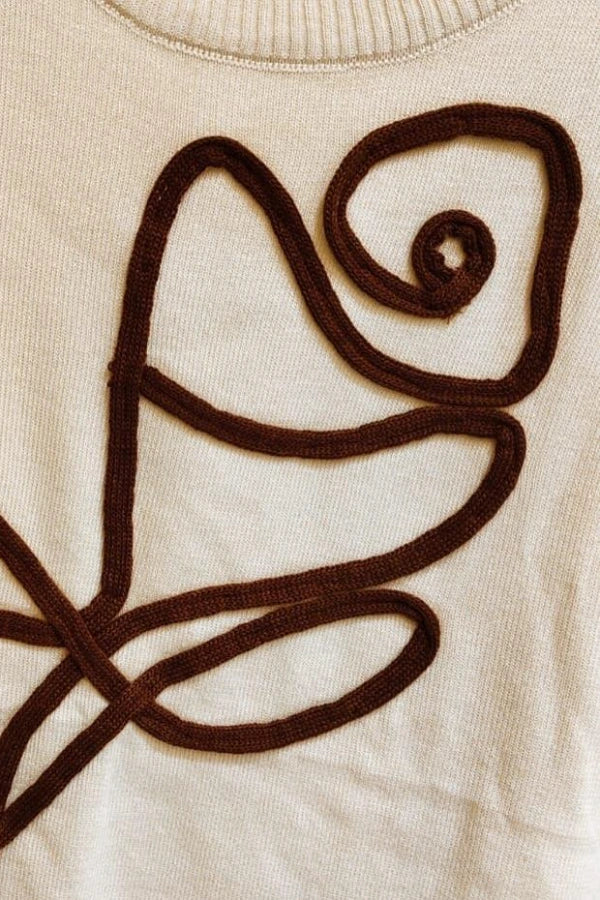 Conjunto Flor D’Arte - Tricô Estruturado (2 peças)