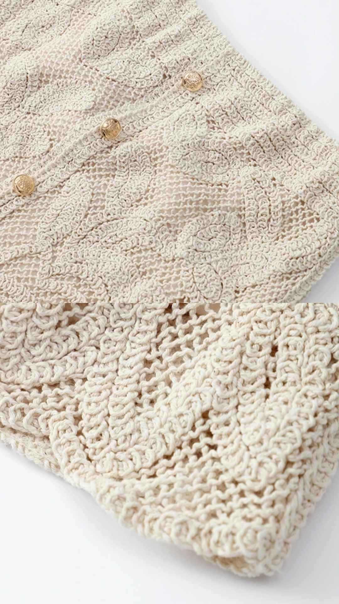 Conjunto Villa Amora - Camisa e Saia em Crochê com Toque Artesanal