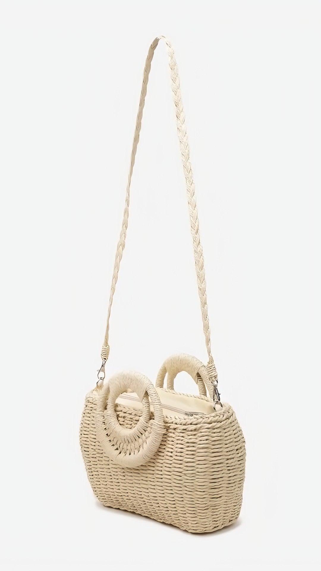 Bolsa Tote - Tramada com Alça Redonda