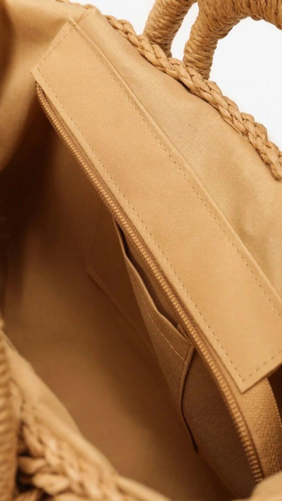 Bolsa Tote - Tramada com Alça Redonda