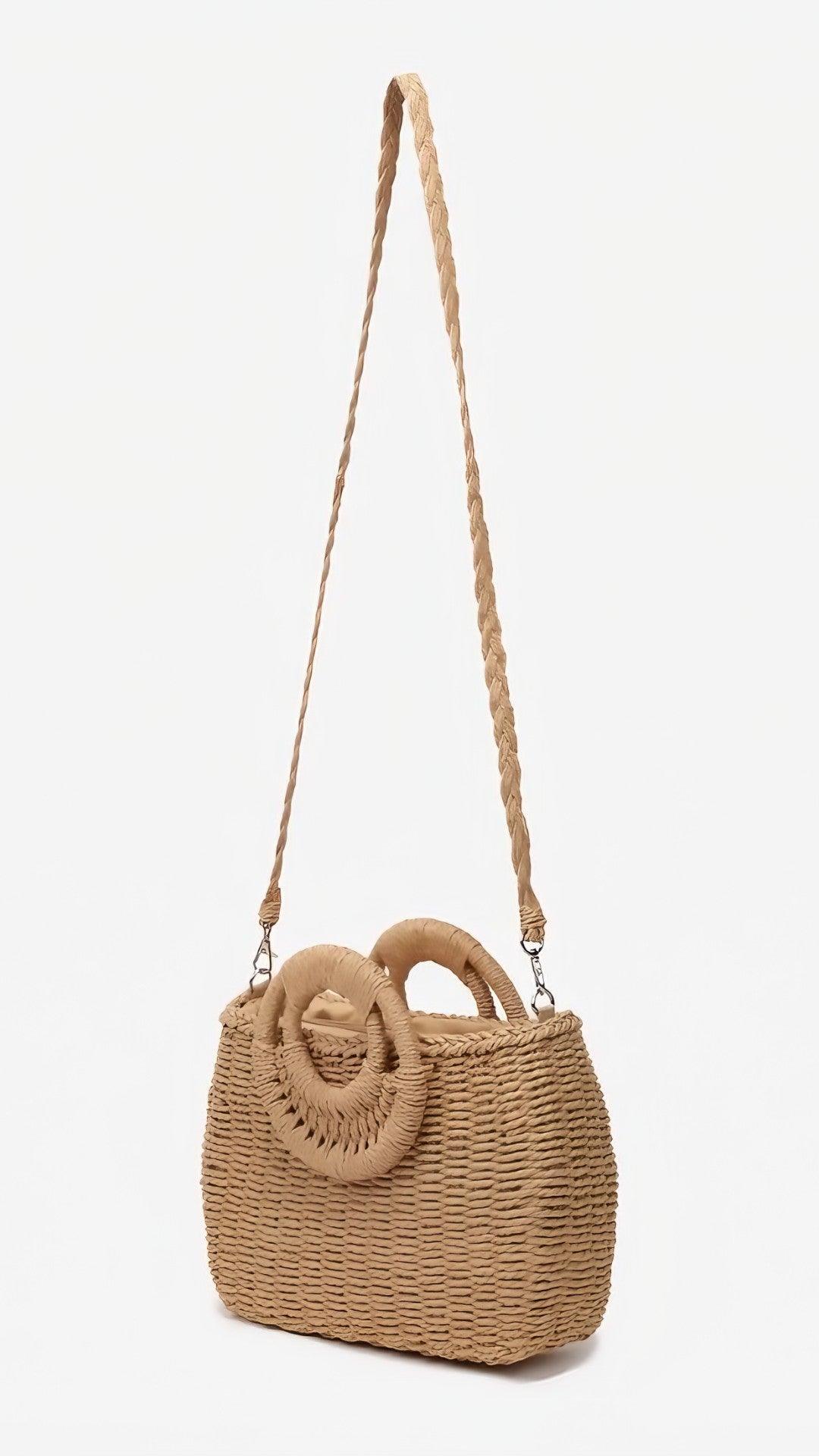 Bolsa Tote - Tramada com Alça Redonda