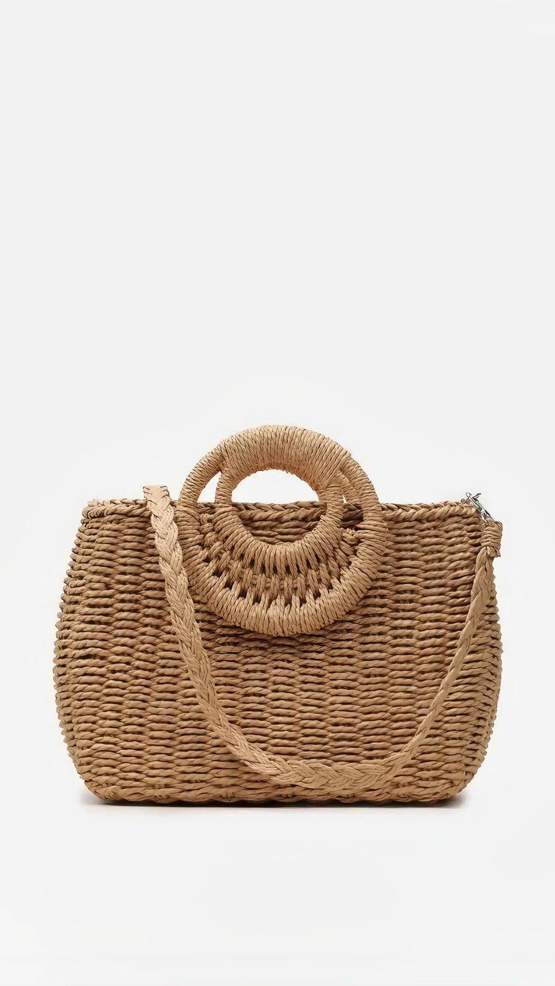 Bolsa Tote - Tramada com Alça Redonda