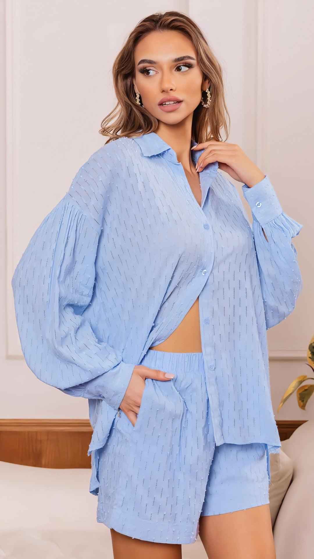 Conjunto Luara - Camisa Oversized e Short